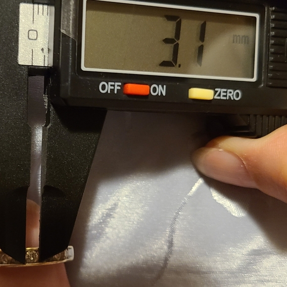 14k YG genuine diamond wedding set - Picture 7 of 11